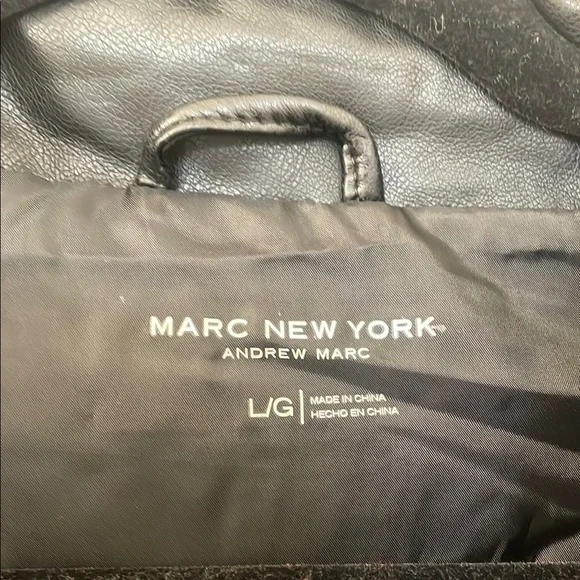 Marc New York Quilted Black Puffer Vest - Picture 2 of 5
